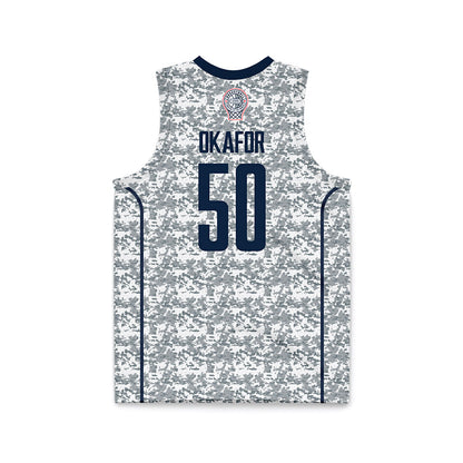 UConn - Mens Basketball Legends : Emeka Okafor - White Camo Basketball Jersey