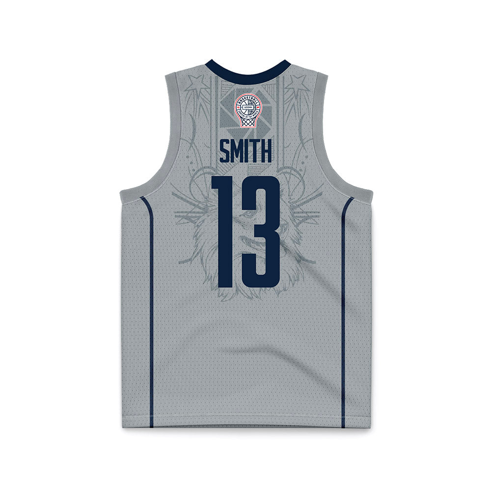 UConn - Mens Basketball Legends : Chris Smith - Grey Basketball Jersey