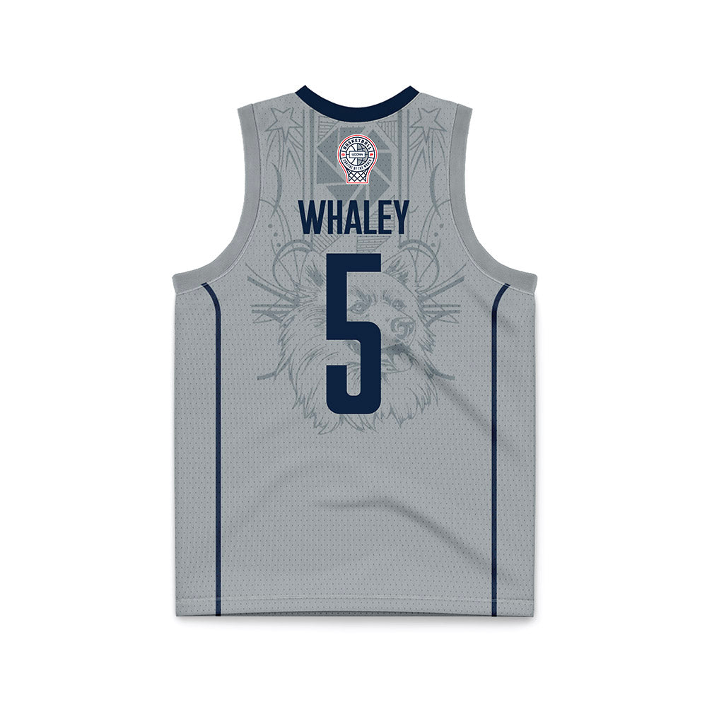 UConn - Mens Basketball Legends : Isaiah Whaley - Grey Basketball Jersey