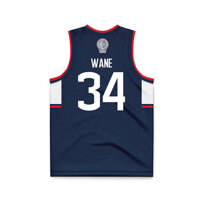 UConn - Mens Basketball Legends : Souleymane Wane - Navy Basketball Jersey