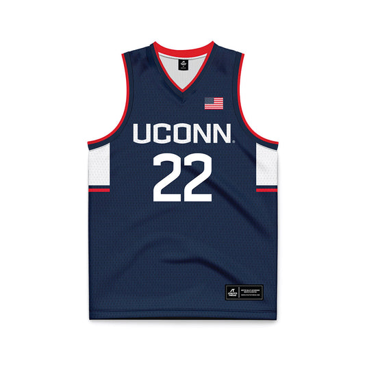 UConn - Mens Basketball Legends : Rod Sellers - Navy Basketball Jersey