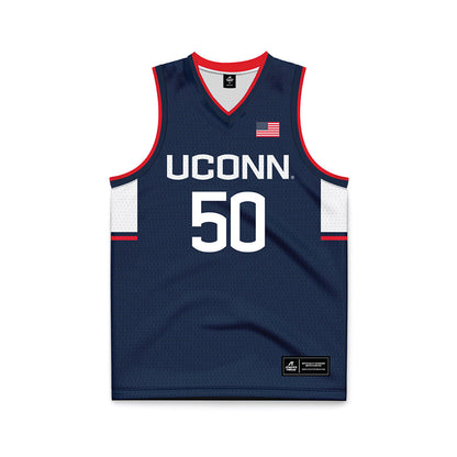 UConn - Mens Basketball Legends : Emeka Okafor - Navy Basketball Jersey