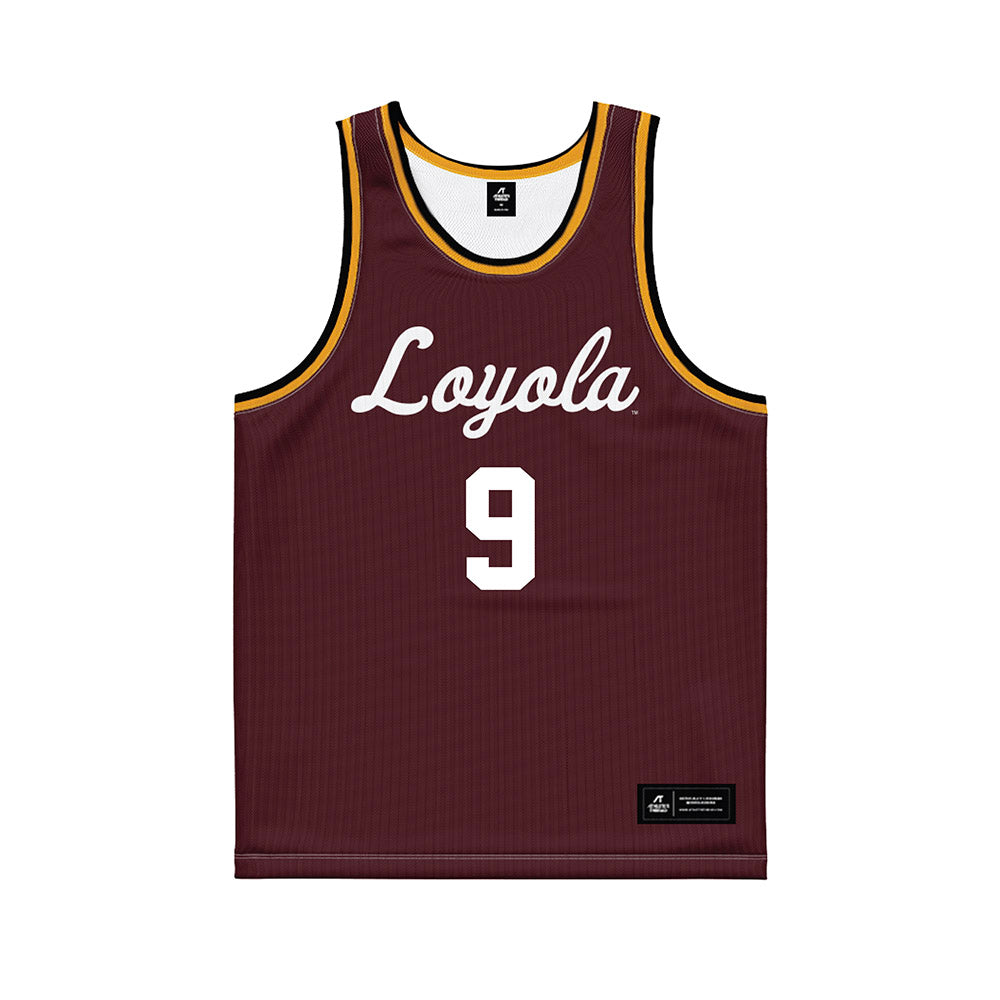 Loyola - NCAA Men's Basketball : Saifaddin Hendawy - Red Basketball Jersey