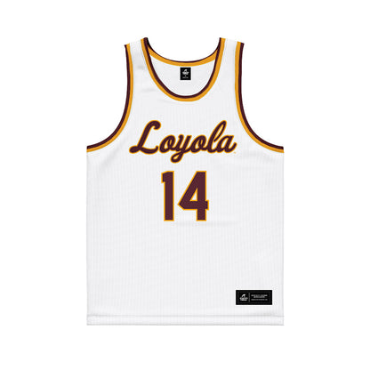 Loyola - NCAA Women's Basketball : Nevaeh Dickman - White Basketball Jersey-0