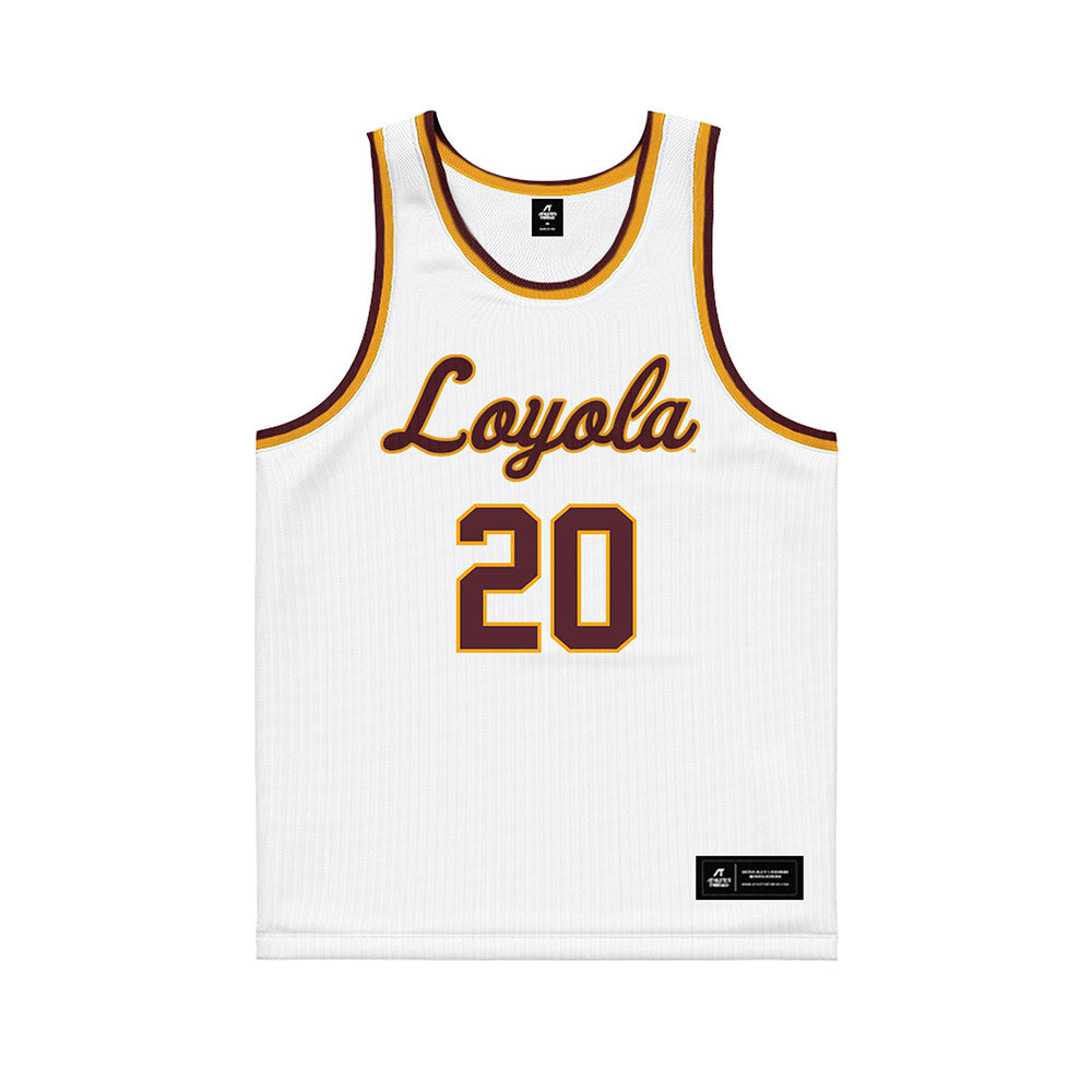 Loyola - NCAA Women's Basketball : Daniella Matus - White Basketball Jersey-0