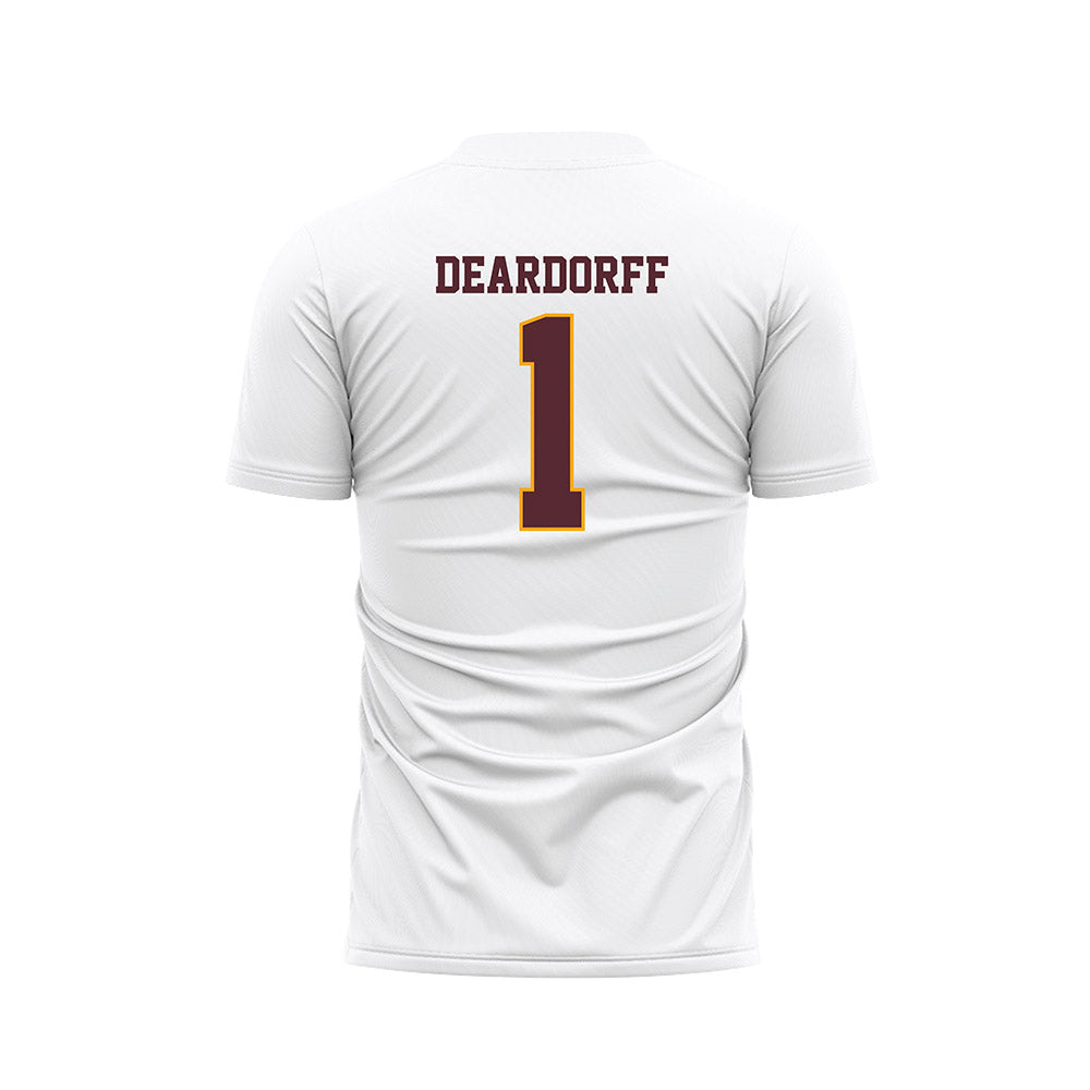 Loyola - NCAA Women's Soccer : Allison Deardorff - White Soccer Jersey-1