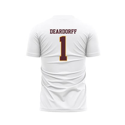Loyola - NCAA Women's Soccer : Allison Deardorff - White Soccer Jersey-1