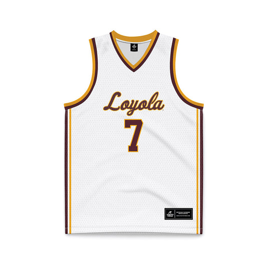 Loyola - NCAA Men's Volleyball : Jake Read - White Basketball Jersey