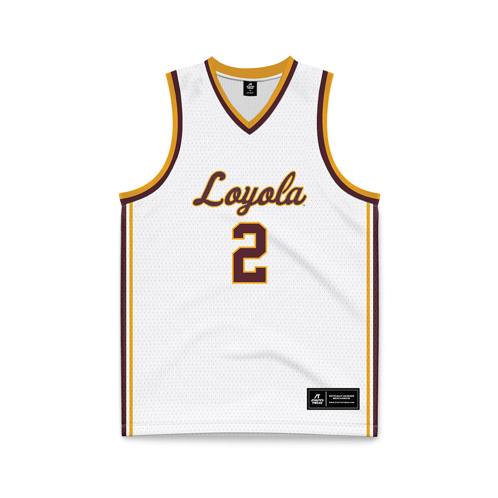 Loyola - NCAA Men's Volleyball : Benjamin Winokur - White Basketball Jersey