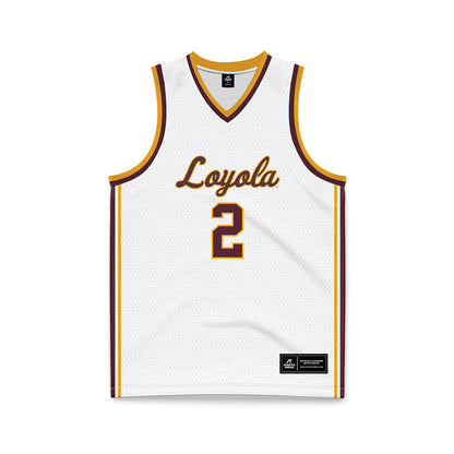 Loyola - NCAA Men's Volleyball : Benjamin Winokur - White Basketball Jersey