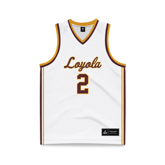 Loyola - NCAA Men's Volleyball : Benjamin Winokur - White Basketball Jersey