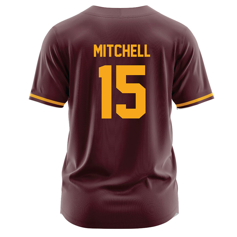  - NCAA Softball : Katie Mitchell - Maroon Jersey-1