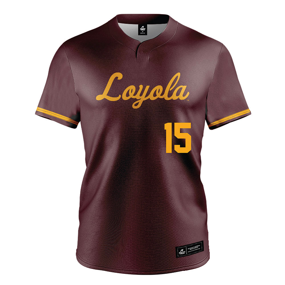  - NCAA Softball : Katie Mitchell - Maroon Jersey-0