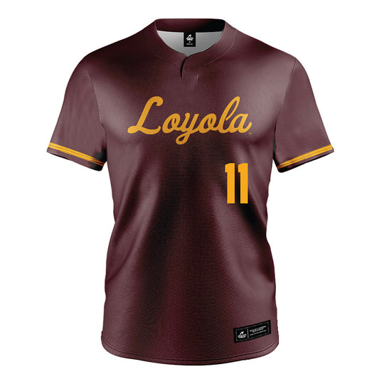 Loyola - NCAA Softball : Anna Kiel - Maroon Jersey-0