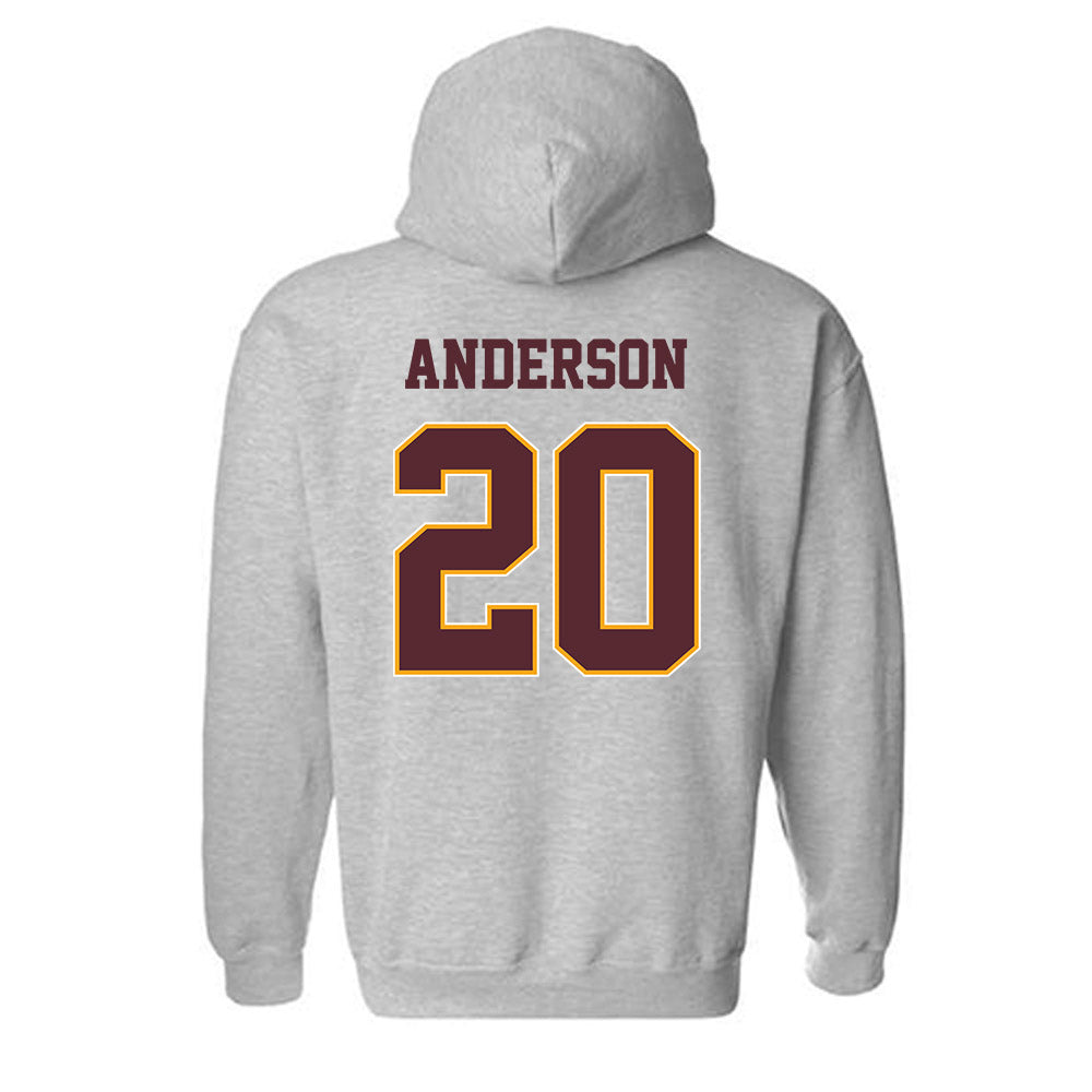 Loyola - NCAA Women's Soccer : Olivia Anderson - Classic Shersey Hooded Sweatshirt-1