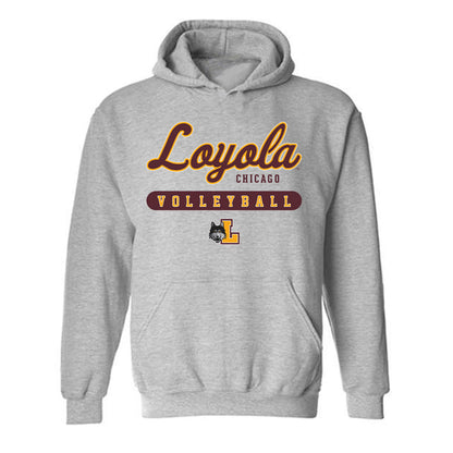 Loyola - NCAA Women's Volleyball : Claire van den Herik - Classic Shersey Hooded Sweatshirt