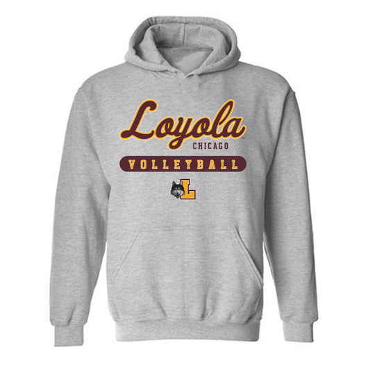 Loyola - NCAA Women's Volleyball : Chloe Morgan - Classic Shersey Hooded Sweatshirt