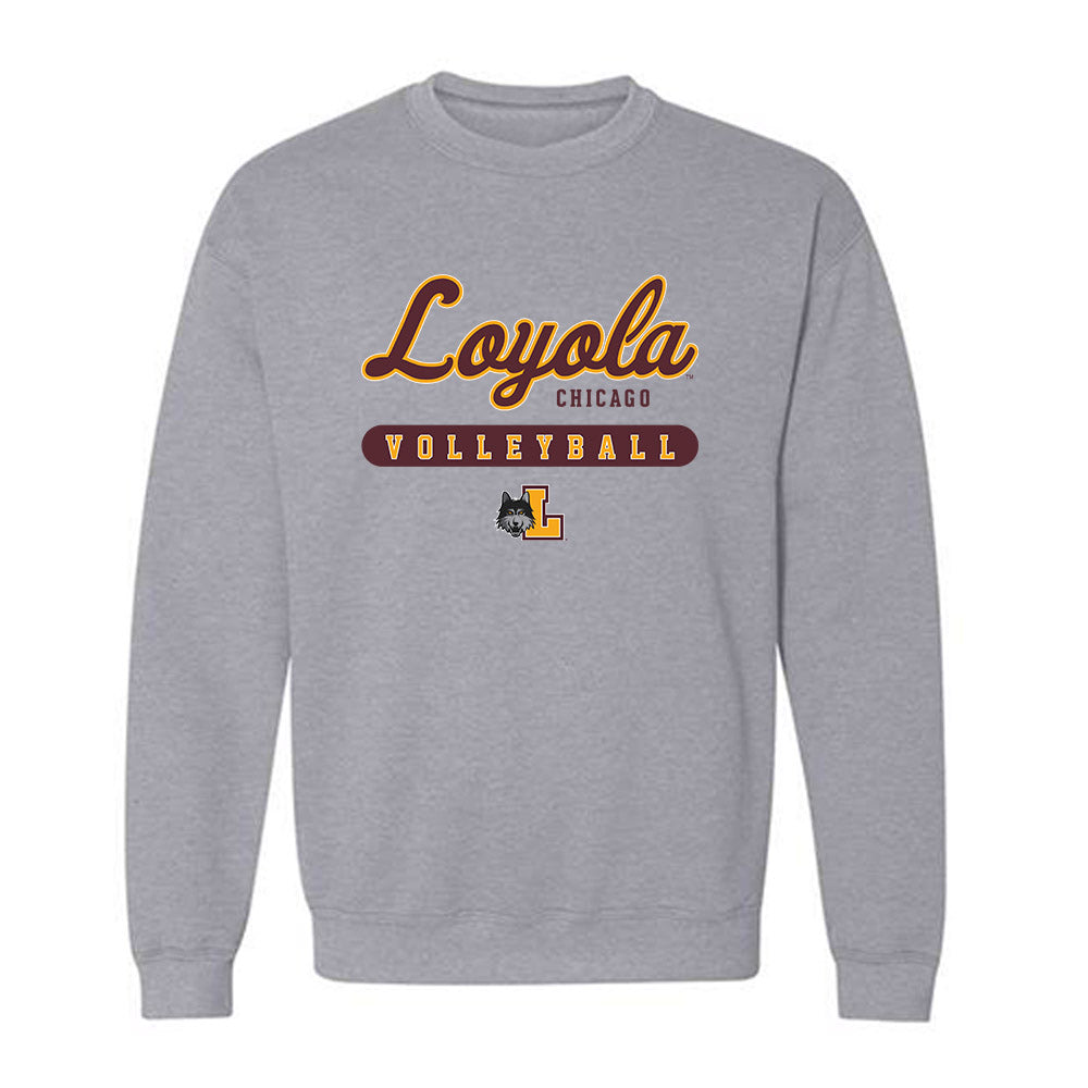 Loyola - NCAA Women's Volleyball : Claire van den Herik - Classic Shersey Crewneck Sweatshirt