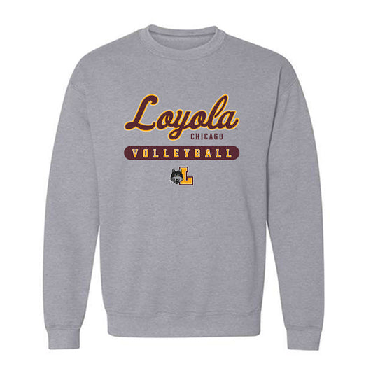 Loyola - NCAA Women's Volleyball : Jordan Bruckner - Classic Shersey Crewneck Sweatshirt