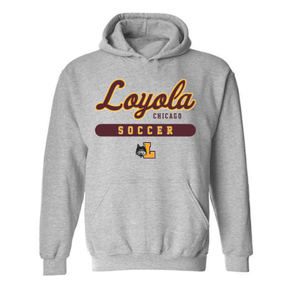 Loyola - NCAA Men's Soccer : Aidan Crawford - Classic Shersey Hooded Sweatshirt