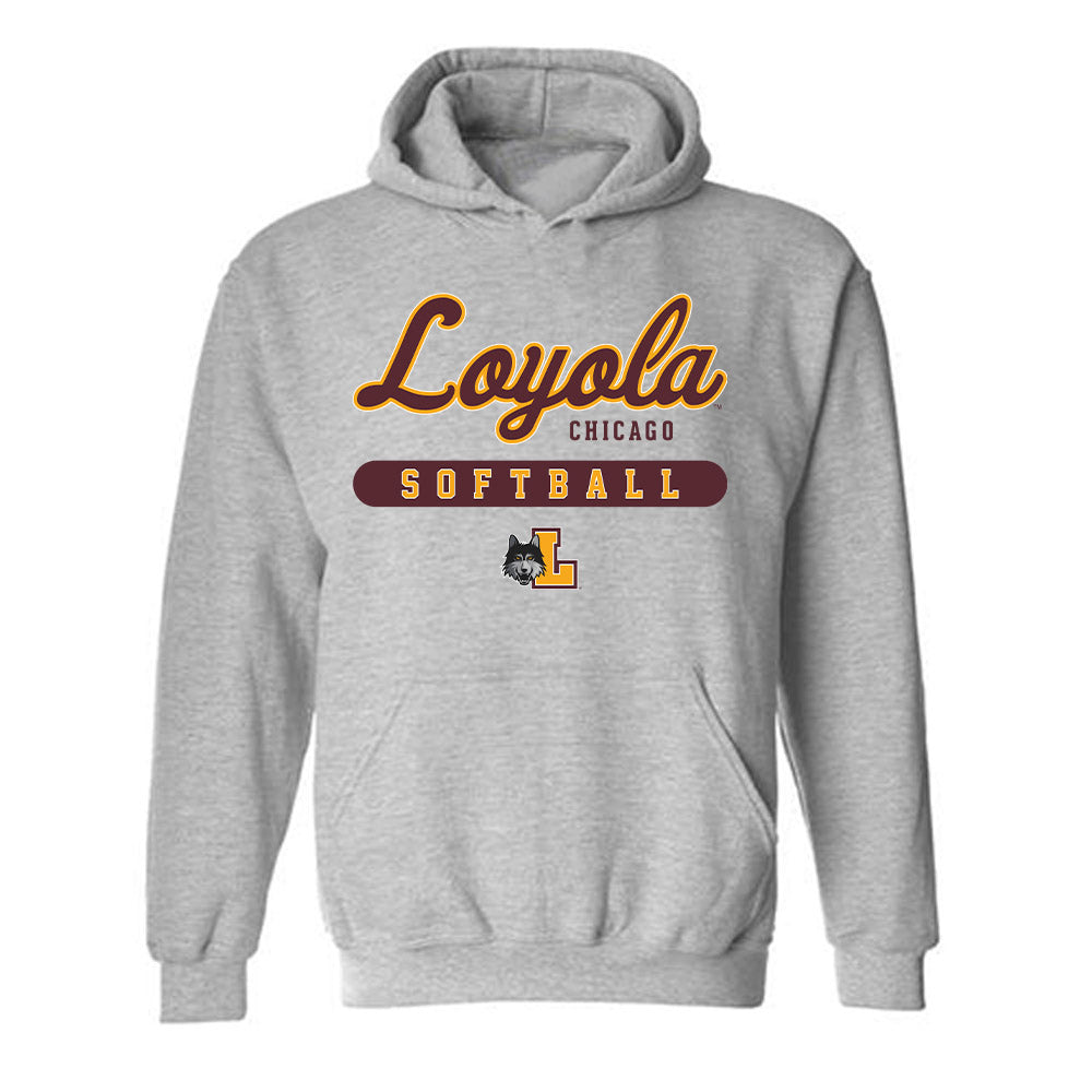 Loyola - NCAA Softball : Nat Lesnicki - Classic Shersey Hooded Sweatshirt