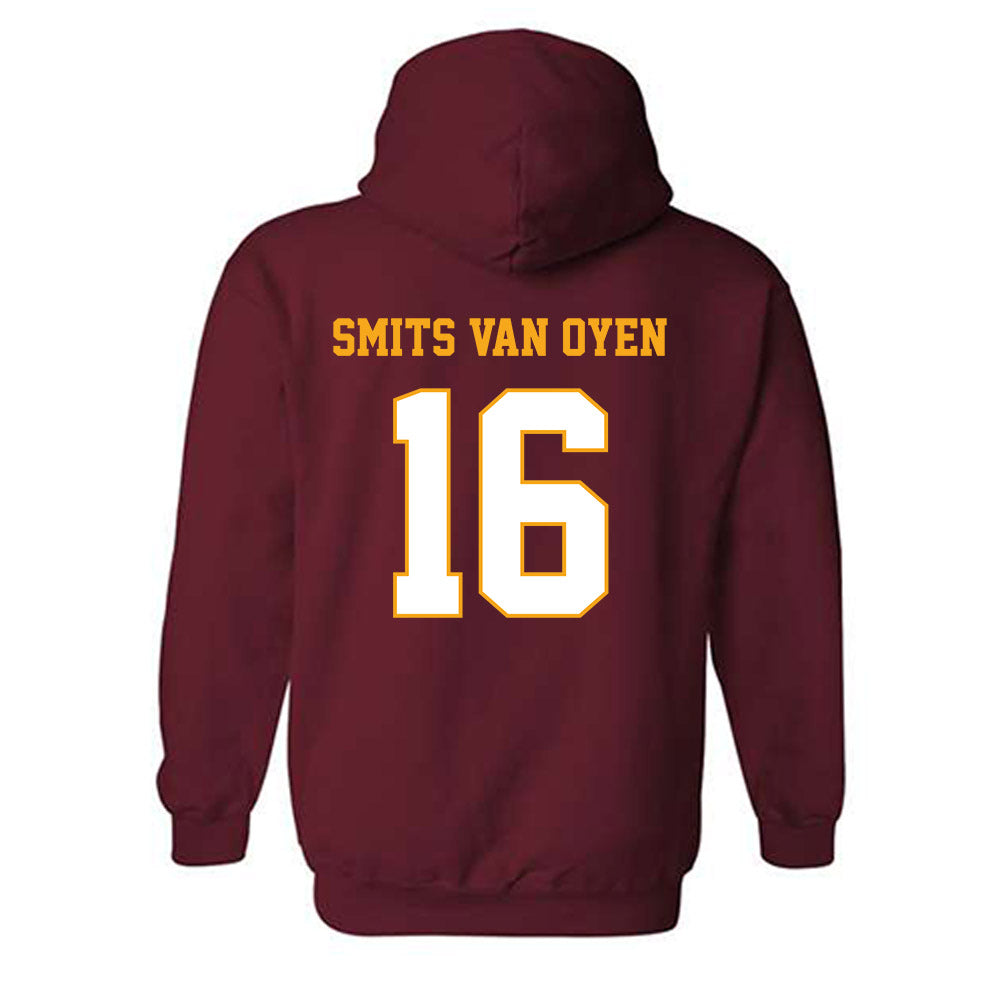 Loyola - NCAA Men's Volleyball : Alexander Smits Van Oyen - Classic Shersey Hooded Sweatshirt-1