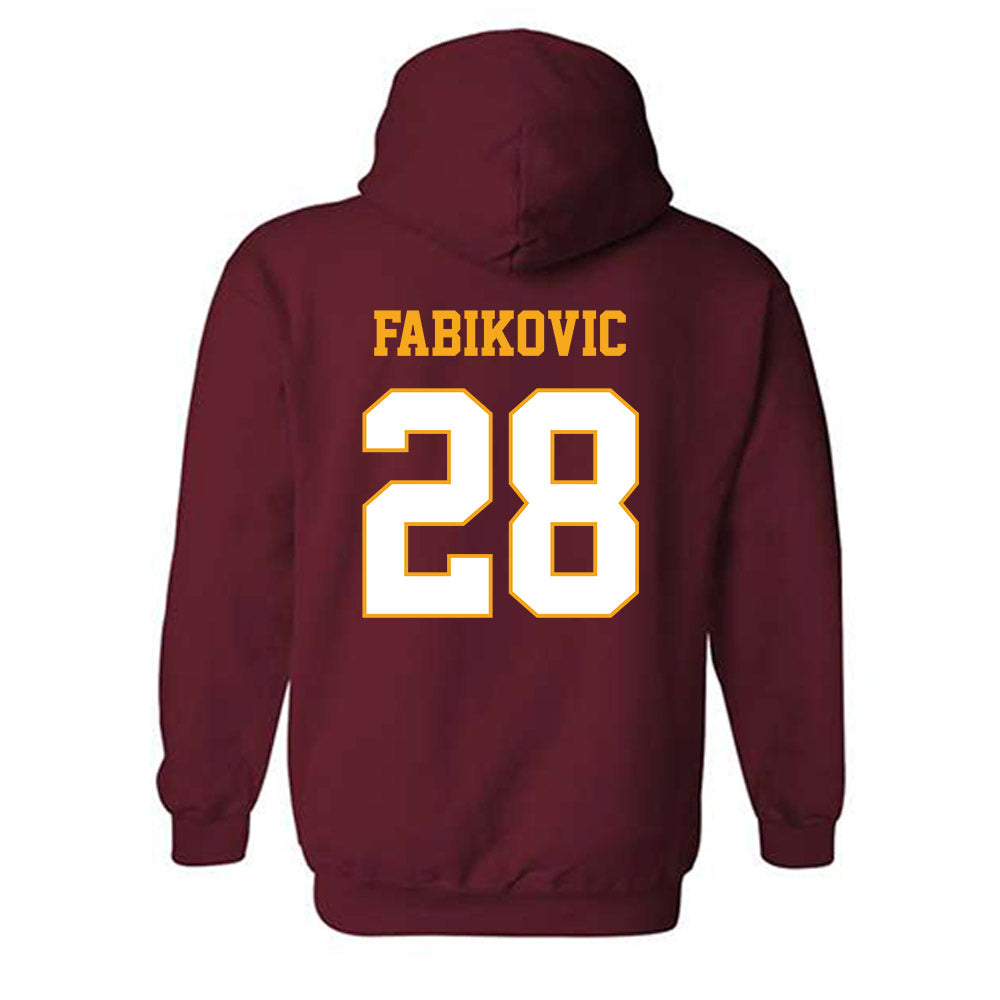 Loyola - NCAA Men's Volleyball : Daniel Fabikovic - Classic Shersey Hooded Sweatshirt-1