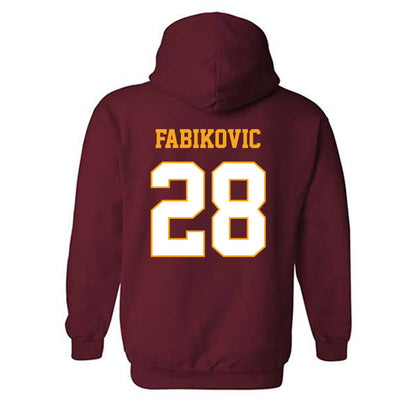 Loyola - NCAA Men's Volleyball : Daniel Fabikovic - Classic Shersey Hooded Sweatshirt-1