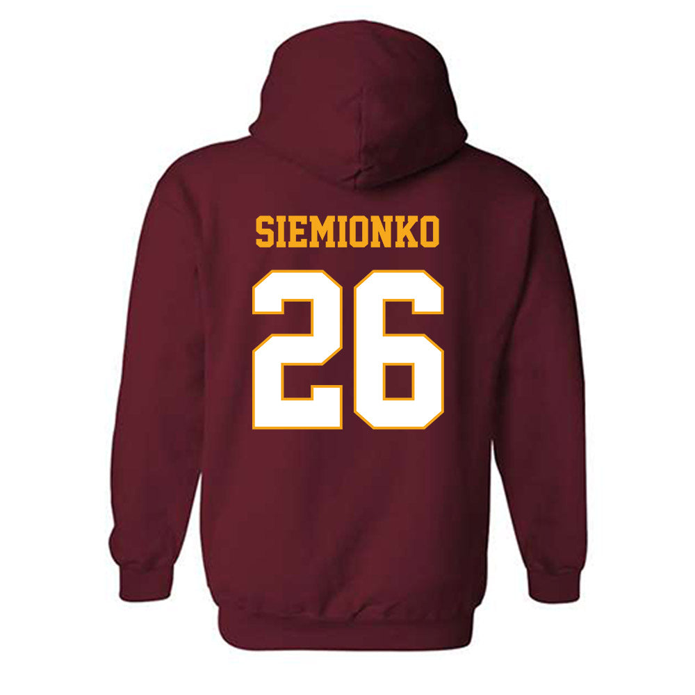 Loyola - NCAA Men's Soccer : David Siemionko - Classic Shersey Hooded Sweatshirt