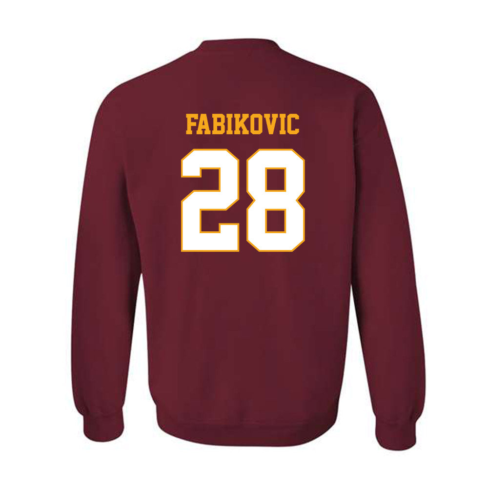 Loyola - NCAA Men's Volleyball : Daniel Fabikovic - Classic Shersey Crewneck Sweatshirt-1