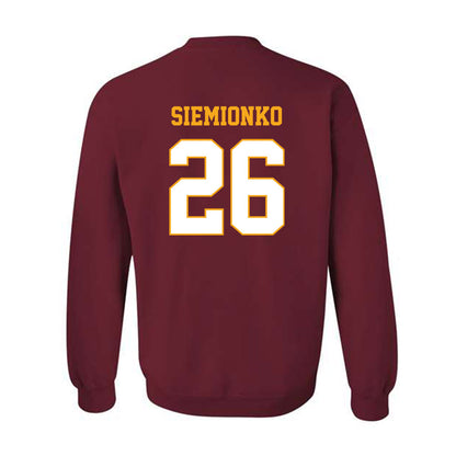 Loyola - NCAA Men's Soccer : David Siemionko - Classic Shersey Crewneck Sweatshirt