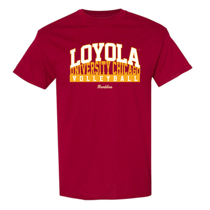 Loyola - NCAA Women's Volleyball : Claire van den Herik - T-Shirt