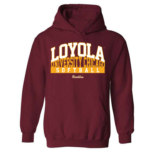Loyola - NCAA Softball : Nat Lesnicki - Classic Shersey Hooded Sweatshirt