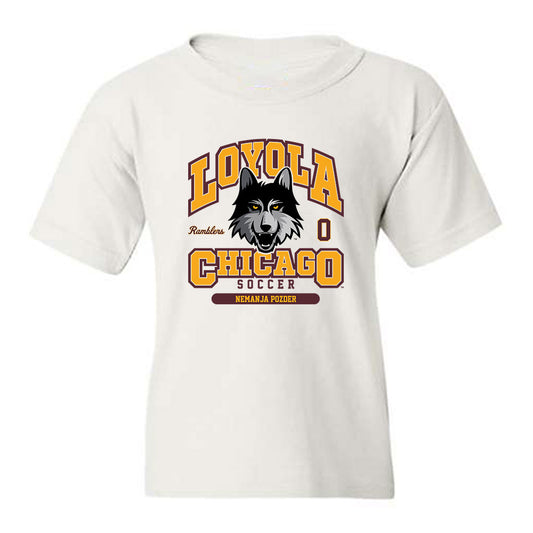 Loyola - NCAA Men's Soccer : Nemanja Pozder - Classic Fashion Shersey Youth T-Shirt-0