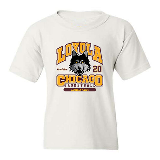 Loyola - NCAA Women's Basketball : Daniella Matus - Classic Fashion Shersey Youth T-Shirt-0