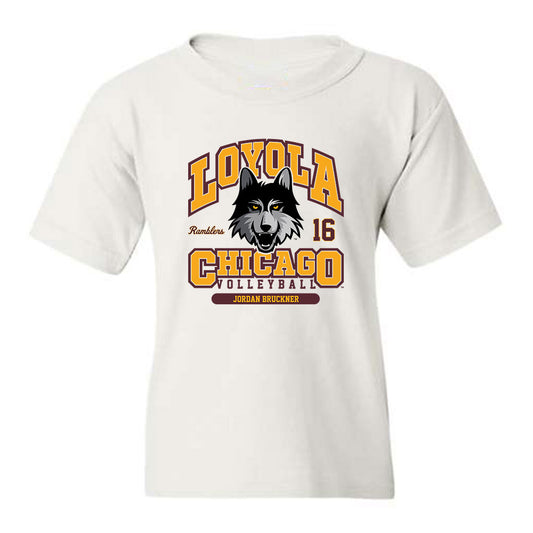 Loyola - NCAA Women's Volleyball : Jordan Bruckner - Youth T-Shirt