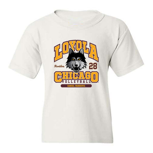 Loyola - NCAA Men's Volleyball : Daniel Fabikovic - Classic Fashion Shersey Youth T-Shirt-0