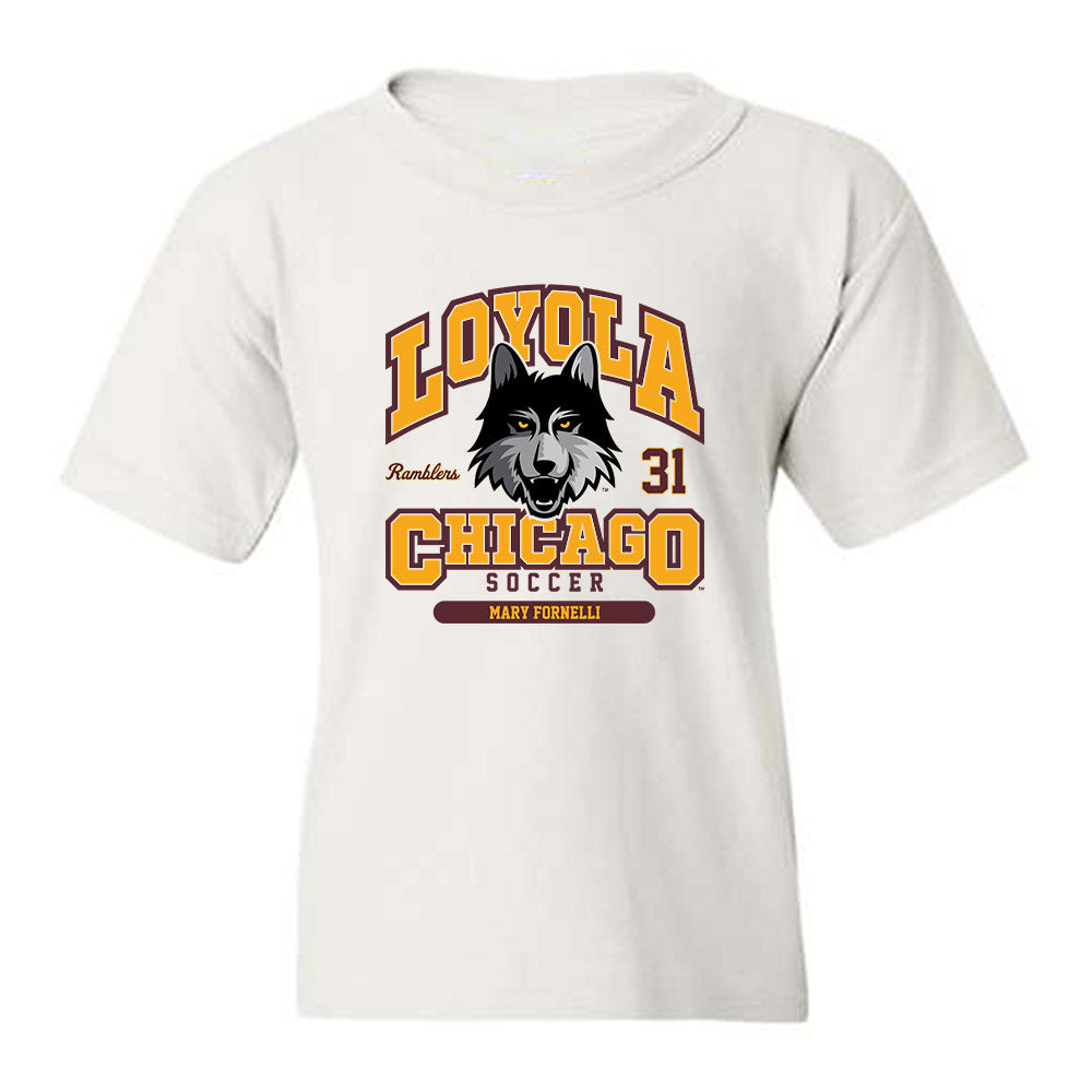 Loyola - NCAA Women's Soccer : Mary Fornelli - Classic Fashion Shersey Youth T-Shirt-0