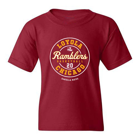 Loyola - NCAA Women's Basketball : Daniella Matus - Classic Fashion Shersey Youth T-Shirt-0