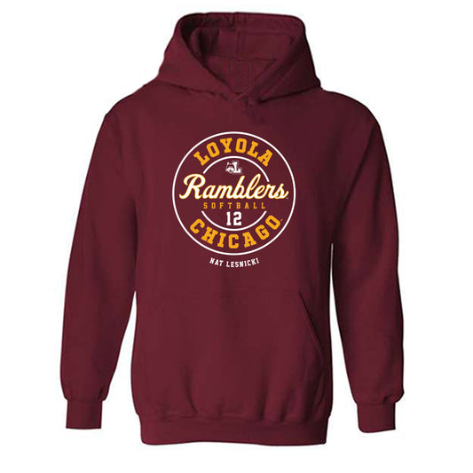 Loyola - NCAA Softball : Nat Lesnicki - Classic Fashion Shersey Hooded Sweatshirt