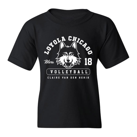 Loyola - NCAA Women's Volleyball : Claire van den Herik - Youth T-Shirt