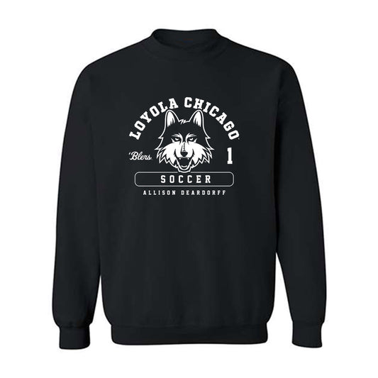 Loyola - NCAA Women's Soccer : Allison Deardorff - Classic Fashion Shersey Crewneck Sweatshirt-0