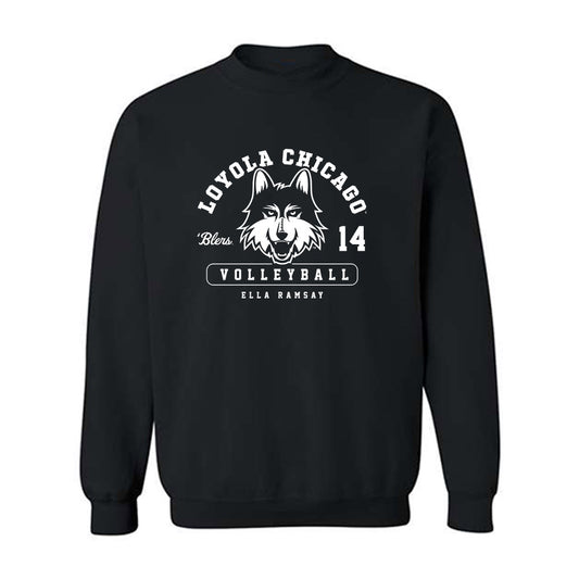 Loyola - NCAA Women's Volleyball : Ella Ramsay - Classic Fashion Shersey Crewneck Sweatshirt-0