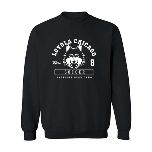 Loyola - NCAA Women's Soccer : Angelina Perritano - Classic Fashion Shersey Crewneck Sweatshirt-0