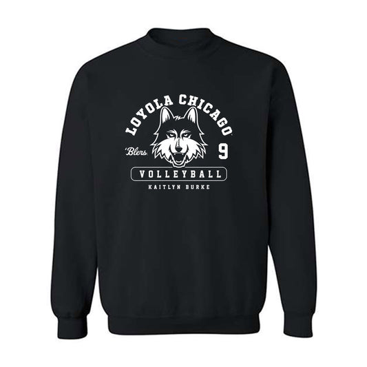 Loyola - NCAA Women's Volleyball : Kaitlyn Burke - Classic Fashion Shersey Crewneck Sweatshirt