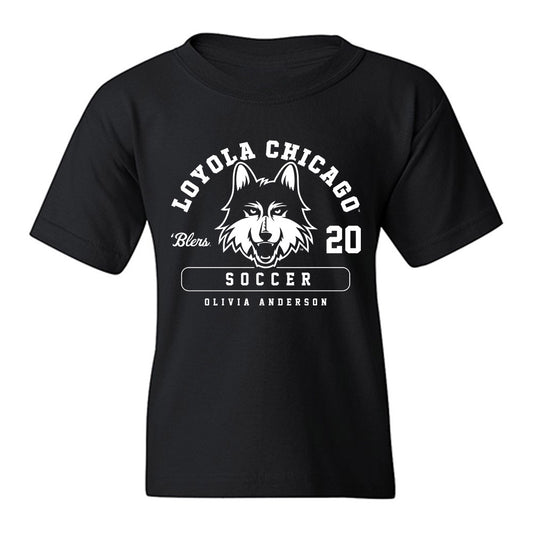 Loyola - NCAA Women's Soccer : Olivia Anderson - Classic Fashion Shersey Youth T-Shirt-0