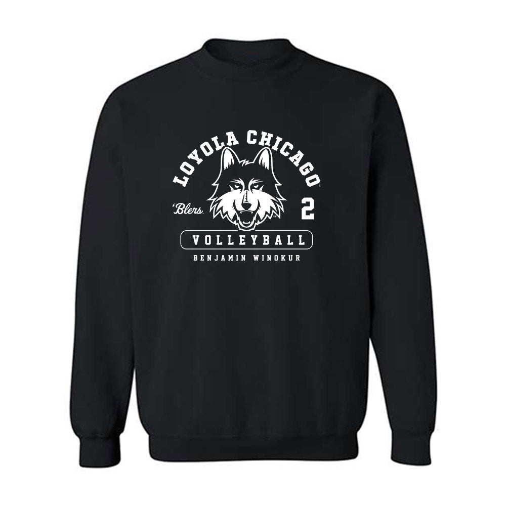 Loyola - NCAA Men's Volleyball : Benjamin Winokur - Classic Fashion Shersey Crewneck Sweatshirt
