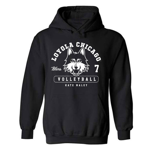 Loyola - NCAA Women's Volleyball : Kate Maley - Classic Fashion Shersey Hooded Sweatshirt