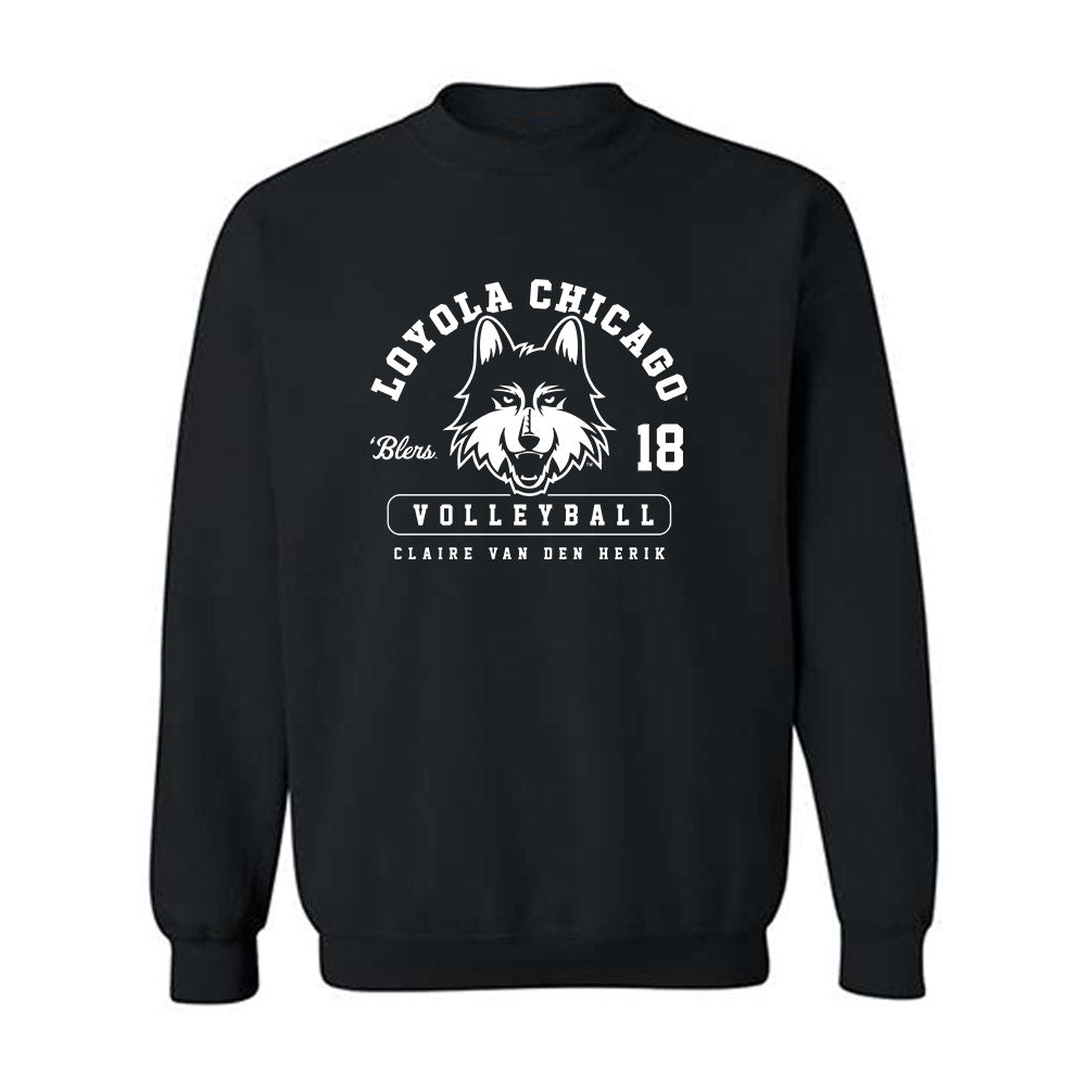 Loyola - NCAA Women's Volleyball : Claire van den Herik - Crewneck Sweatshirt