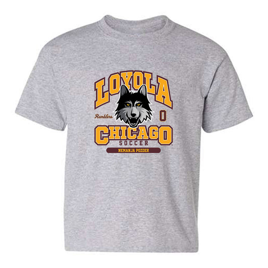 Loyola - NCAA Men's Soccer : Nemanja Pozder - Classic Fashion Shersey Youth T-Shirt-0